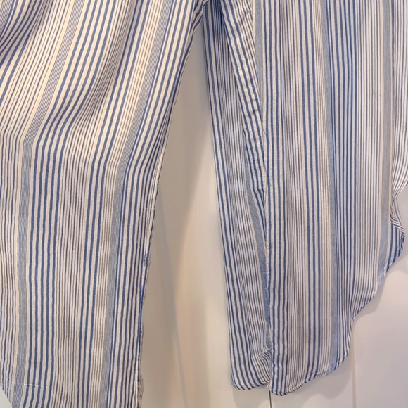 J Valdi Beach Pants White/Blue Stripe L NWT - Picture 4 of 7